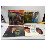 four vintage vinyl records