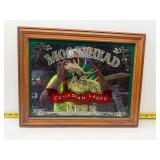 Moosehead Canadian Lager framed bar mirror