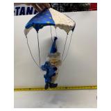 vintage parachuting clown mobile.
