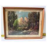 Majestic Peaks Framed art