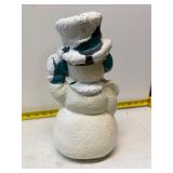 Ceramic snowman figurine