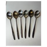 Group of silverplate spoons