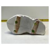 Morton Pottery white ceramic cat planter