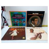 four vintage vinyl records
