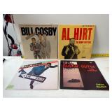 four vintage vinyl records