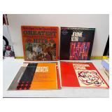 four vintage vinyl records