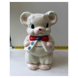 Turnabout' ceramic cookie jar