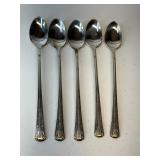 Group of silverplate spoons