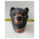 Thomas B. Maracle Indian/bear sculpture
