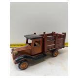 vintage wooden model truck