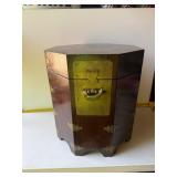 vintage Korean octagonal hat box