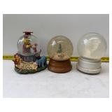 Vintage snow globes