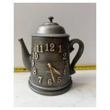 teapot-shaped wall clock