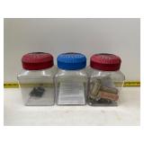 Coin count jars