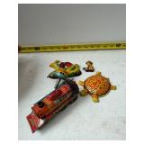 Vintage collectable tin toys