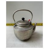vintage aluminum teapot