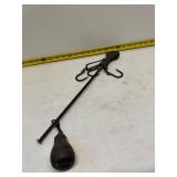 antique cast iron hanging balance beam scale