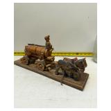 Wooden model beer wagon