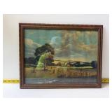 Farm framed art