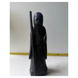 Carved wooden Chinese figurine