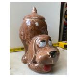 McCoy Pottery Thinking Hound Dog cookie jar