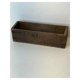 vintage Kraft Velveeta 2 lb wooden cheese box