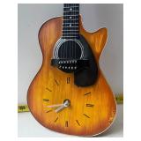 guitar-shaped Clock
