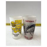 Fair of frosted tumblers