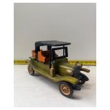 vintage-style wooden miniature car