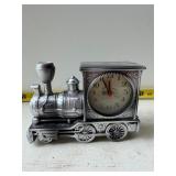 Vintage train clock plastic