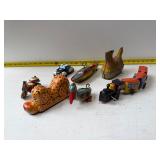 Vintage wind up tin toys