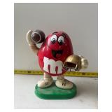 1995 Red Peanut M&M football Dispenser