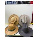 Straw and cowboy hats