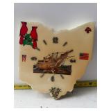 Ohio wall clock