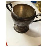 vintage Rogers & Bro. silver-plated sugar bowl