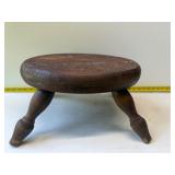 vintage wooden children's step stool