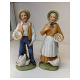 vintage Homco porcelain figurines