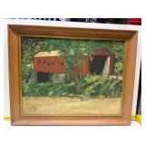 Covered bridge famed art