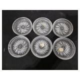 Set of 6 Crystal Coasters