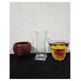 Planter Pots x2 and Vase