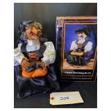 Gemmy 1995 Halloween Factory Witch Tested Working