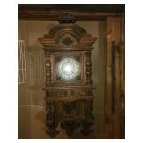 Antique German wall clock (poss. regulator style)