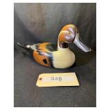 Wooden Carved Hand Painted 16' Duck Decoy