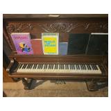 Antique Schumann Cabinet Grand Piano
