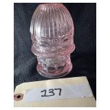 CHIPPED! RARE! FENTON Pink Winker 5' Fairy Lamp