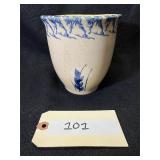 Roseville Pottery RRP Co Spongeware Wheat Crock