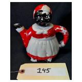 ?1930s Folk Art Americana Figural Teapot