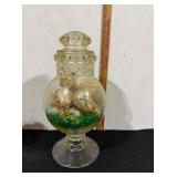 Vintage Tiffin Dakota Glass Apothecary Jar