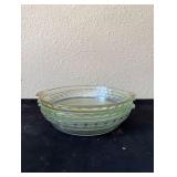 X3 Pyrex Pie Plates w/ Scalloped Edges & Handles