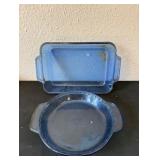 Vintage Anchor Hocking Cobalt Blue Ovenware